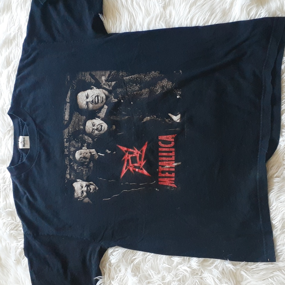 Vtg Metallica "On the Load Again Tour" Black T-Shirt Size XL